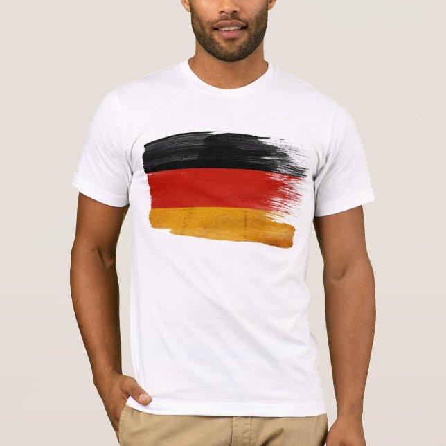 Deutschland-Flaggen-T - Shirt (Vorderseite)
