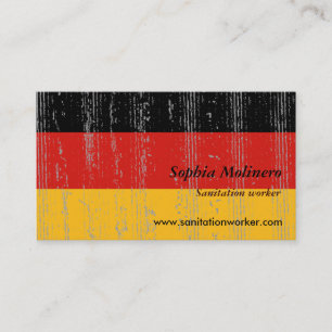 Deutschland-Flaggen-Visitenkarte Visitenkarte