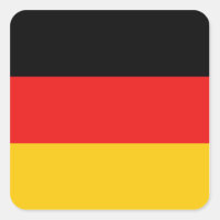 Deutschland Flaggenaufkleber
