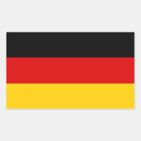 Deutschland Flaggenaufkleber