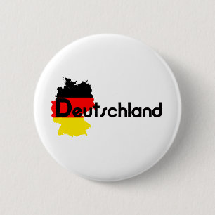 Deutschland-Flaggenfarben! Button