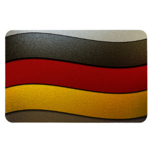 Deutschland - Flaggenfarben-Chrome von Shirley Tay Magnet