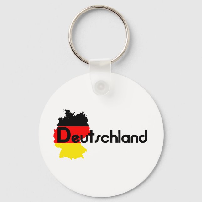 Deutschland Flaggenfarben! Schlüsselanhänger (Vorderseite)