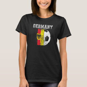 Deutschland Flaggenfußball Futbol Football T-Shirt