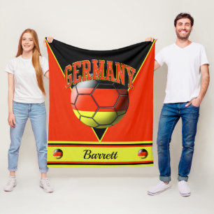 Deutschland - Flaggenfußball Name Fleecedecke