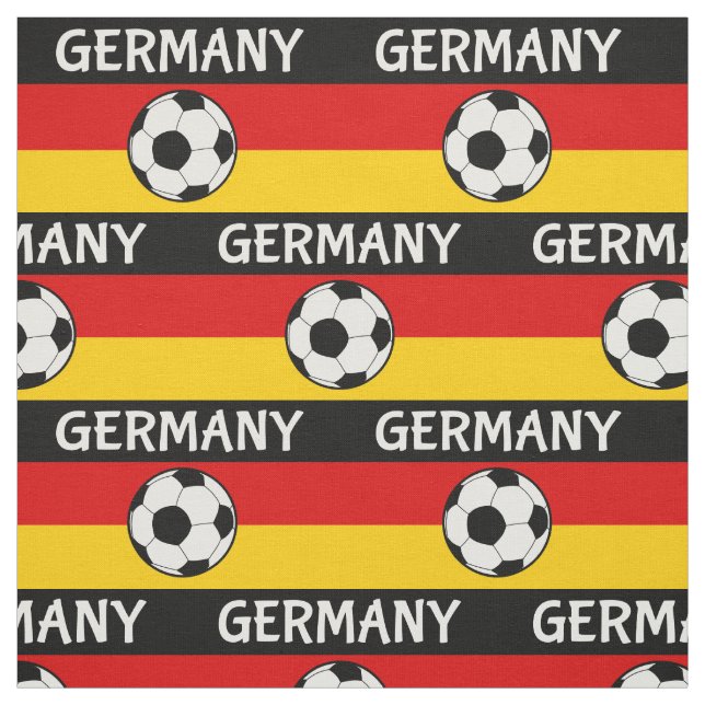 Deutschland Flaggenfußball Stoff (Muster)