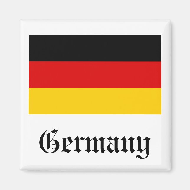 Deutschland-Flaggenmagnet Magnet (Vorne)
