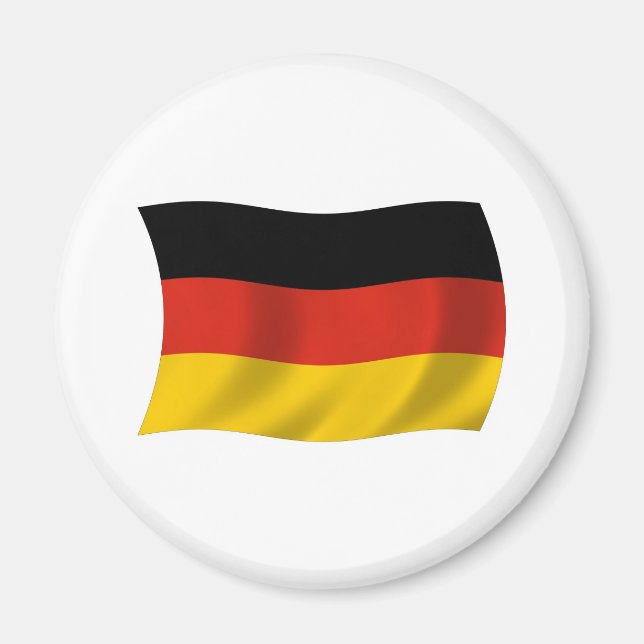 Deutschland-Flaggenmagnet Magnet (Vorne)