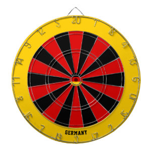 Deutschland Flaggenpatrons Bullseye Dartscheibe