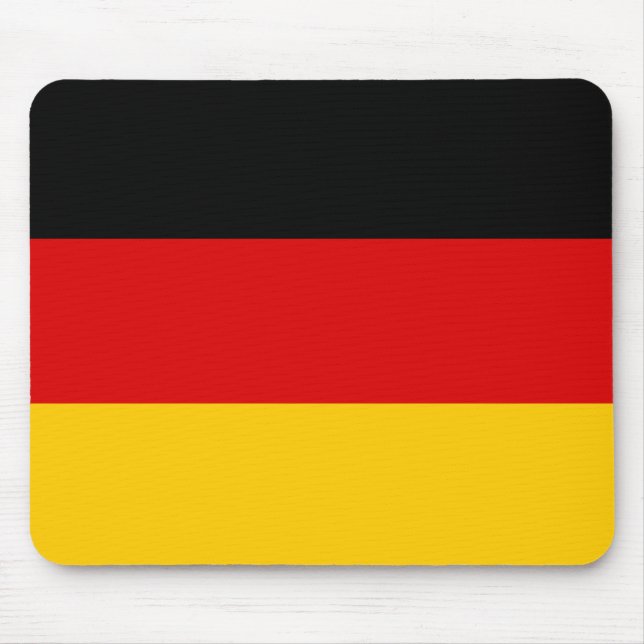 Deutschland - Flaggenqualität Mousepad (Vorne)