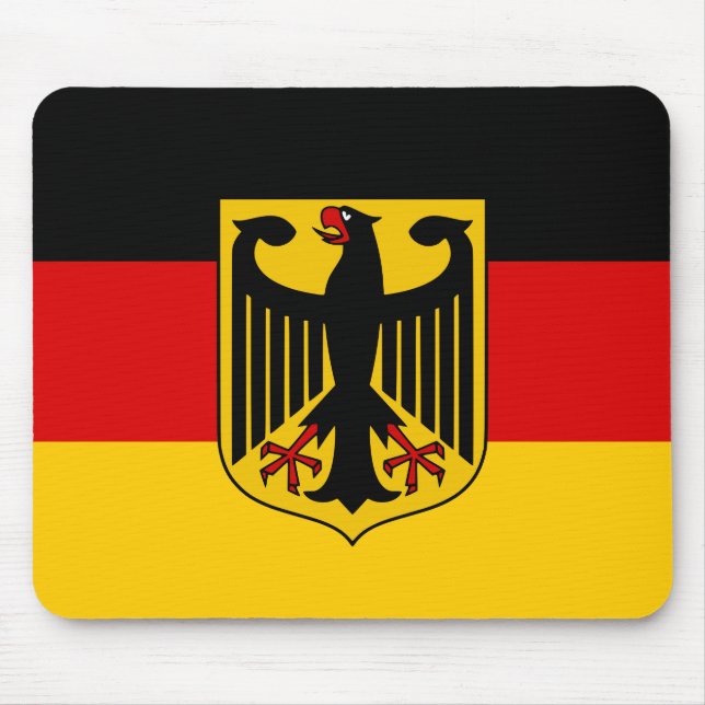 Deutschland - Flaggenqualität Mousepad (Vorne)