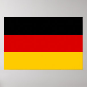 Deutschland - Flaggenqualität Poster