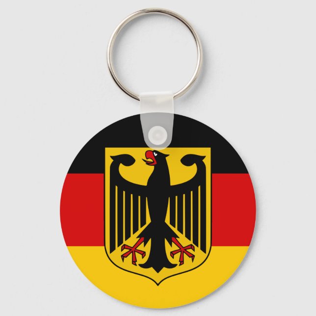 Deutschland - Flaggenqualität Schlüsselanhänger (Vorderseite)