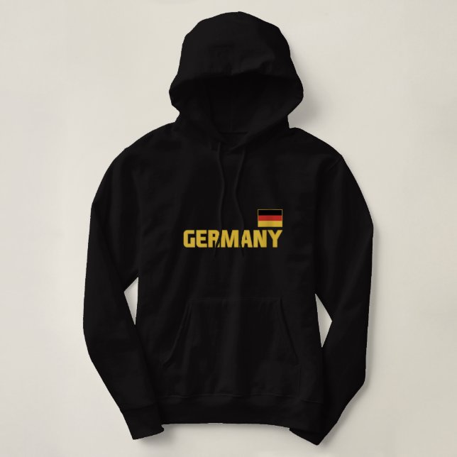 Deutschland Flaggenstaat Deutschland Inter Hoodie (Design vorne)