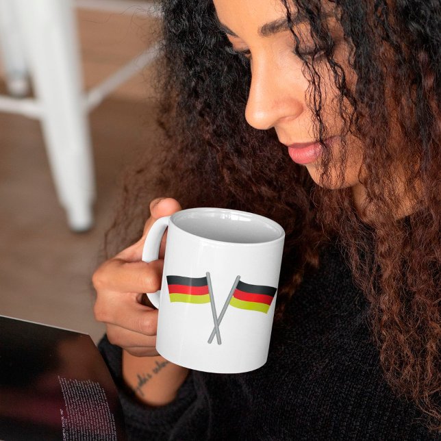 Deutschland flaggt Kaffee-Tasse Kaffeetasse (Von Creator hochgeladen)