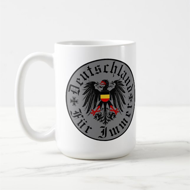 Deutschland Forever/Adler/Eisenkreuz Kaffeetasse (Links)