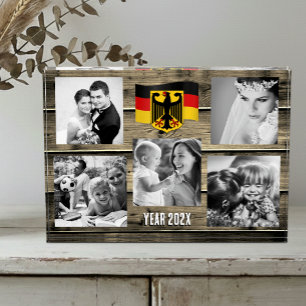 Deutschland - Foto-Block, deutsche Flagge, Holz Fotoblock