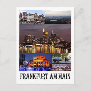 Deutschland - Frankfurt - Mosaik - Postkarte