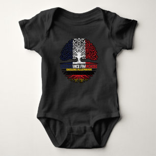 Deutschland Frankreich Treots-Flag Baby Strampler