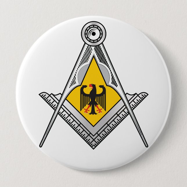 Deutschland - Freimaurerzeichen Button (Vorderseite)