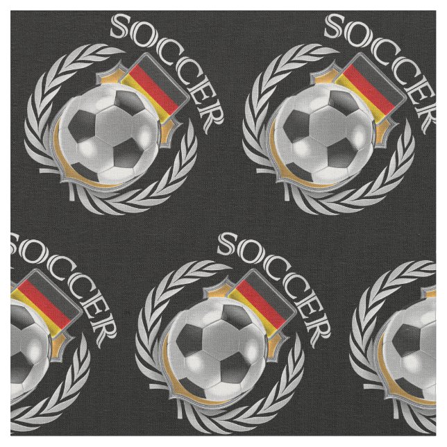 Deutschland Fußball 2016 Fangerät Stoff (Nahaufnahme)