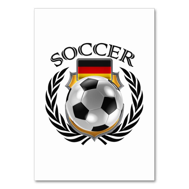 Deutschland Fußball 2016 Fangerät Tischnummer (Rückseite)