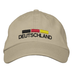 Deutschland Fussball bestickte Cap Kappe