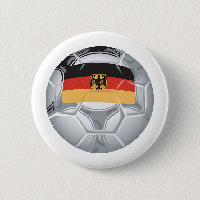 Deutschland-Fußball Button (Vorderseite)