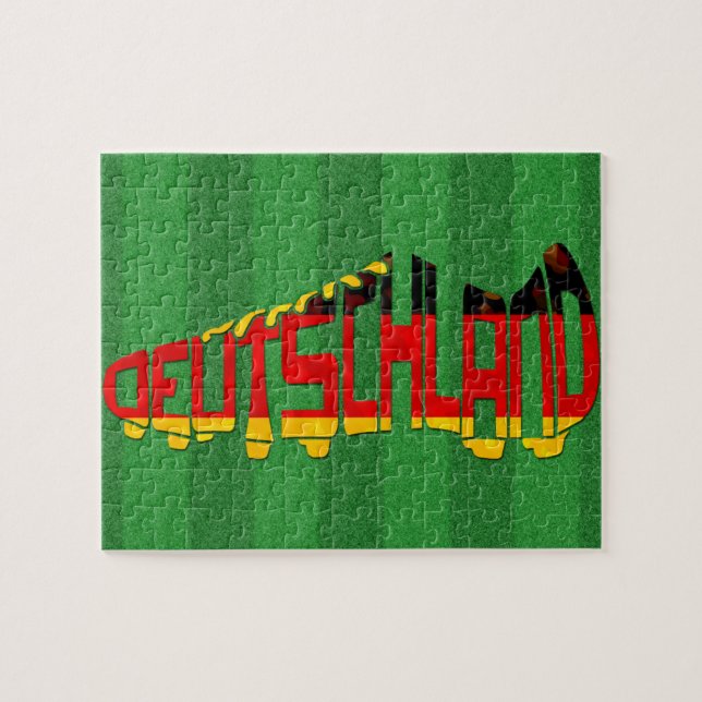 Deutschland Fußball Cleat Puzzle (Horizontal)