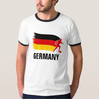 Deutschland-Fußball-Flagge T-Shirt