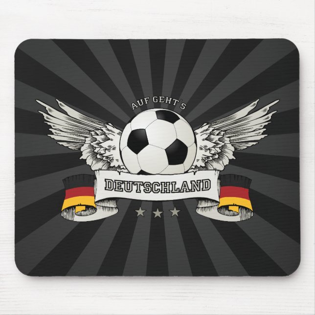 Deutschland-Fußball-Nationalmannschaft-Anhänger Mousepad (Vorne)