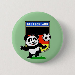 Deutschland-Fußball-Panda Button