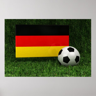 Deutschland Fußball Poster