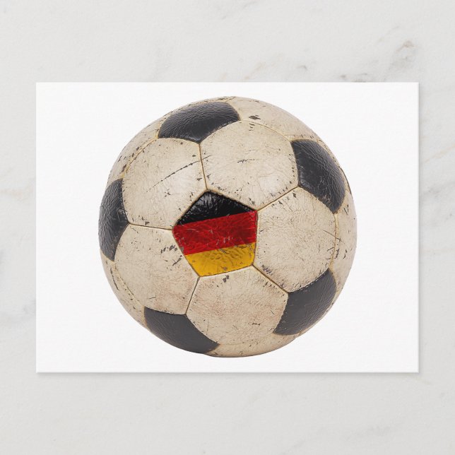 Deutschland Fußball Postkarte (Vorderseite)