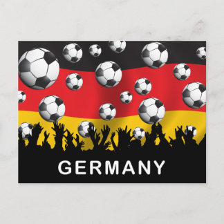 Deutschland Fußball Postkarte
