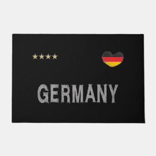 Deutschland Fußball Shirt Herz Fußmatte