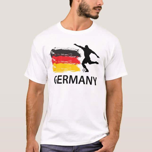 Deutschland-Fußball T-Shirt (Vorderseite)