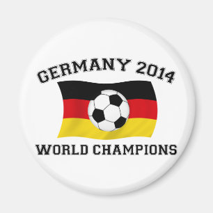 Deutschland-Fußball verficht 2014 Magnet