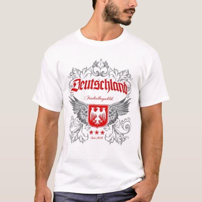 DEUTSCHLAND - Fussballrepublik T-Shirt (Vorderseite)