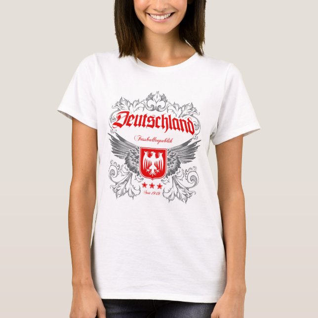 DEUTSCHLAND - Fussballrepublik T-Shirt (Vorderseite)