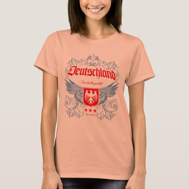DEUTSCHLAND - Fussballrepublik T-Shirt (Vorderseite)