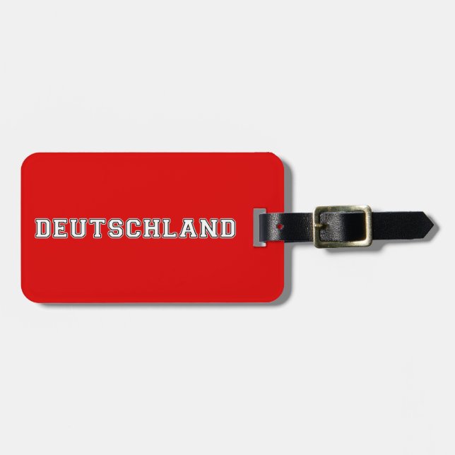 Deutschland Gepäckanhänger (Vorderseite horizontal)