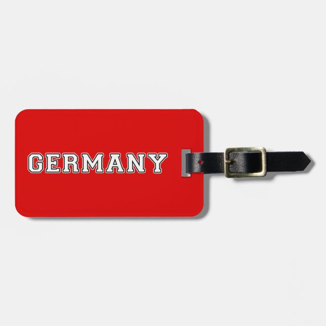 Deutschland Gepäckanhänger (Vorderseite horizontal)