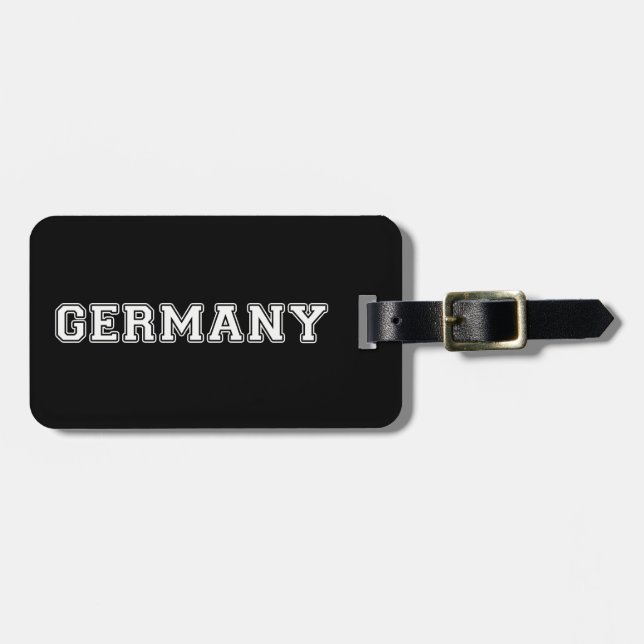 Deutschland Gepäckanhänger (Vorderseite horizontal)