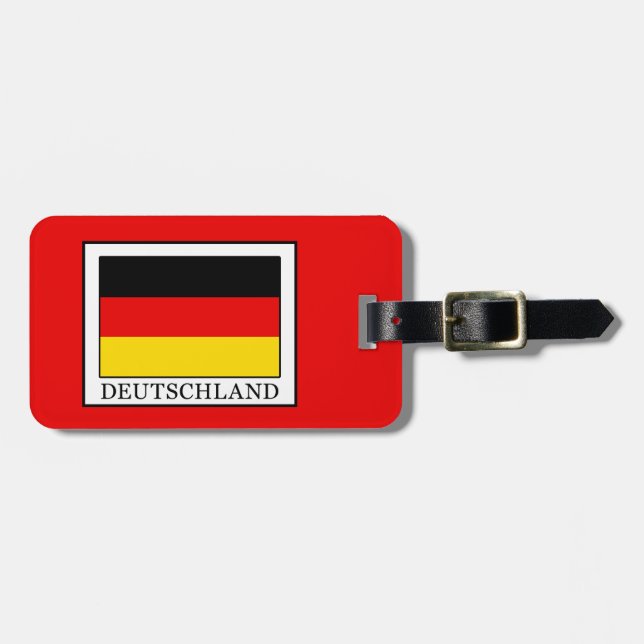 Deutschland Gepäckanhänger (Vorderseite horizontal)