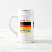 Deutschland German Flag Red Personalization