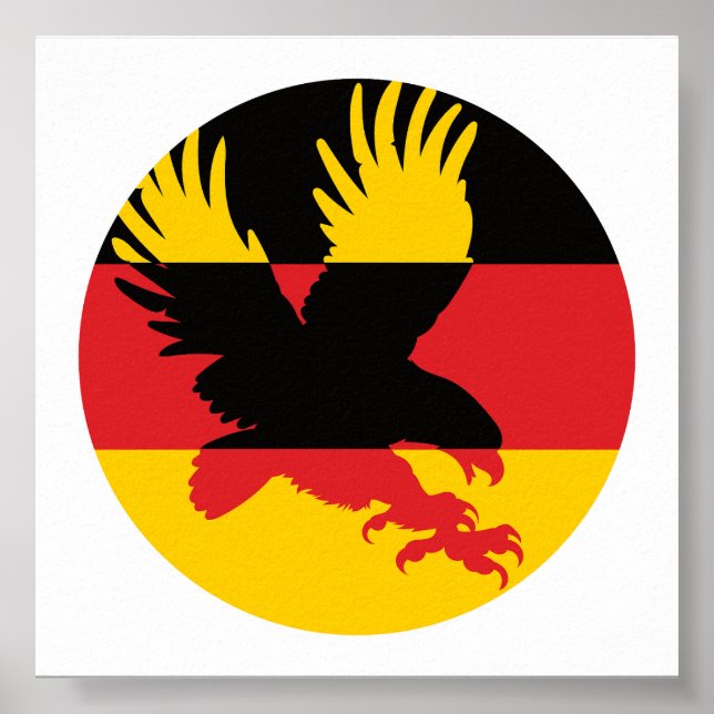 Deutschland Goldadler Poster (Vorne)