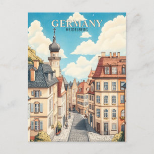 Deutschland Heidelberg Travel Postkarte