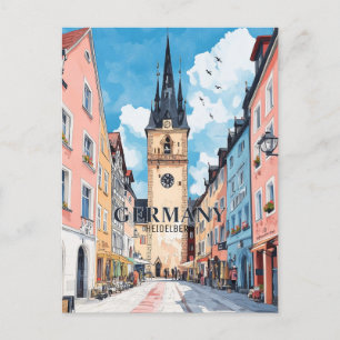 Deutschland Heidelberg Travel Postkarte