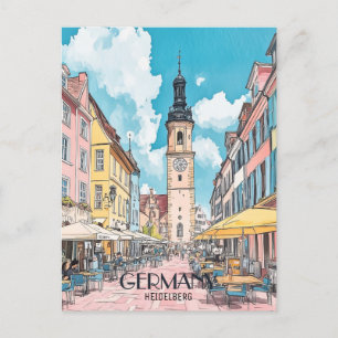 Deutschland Heidelberg Travel Postkarte